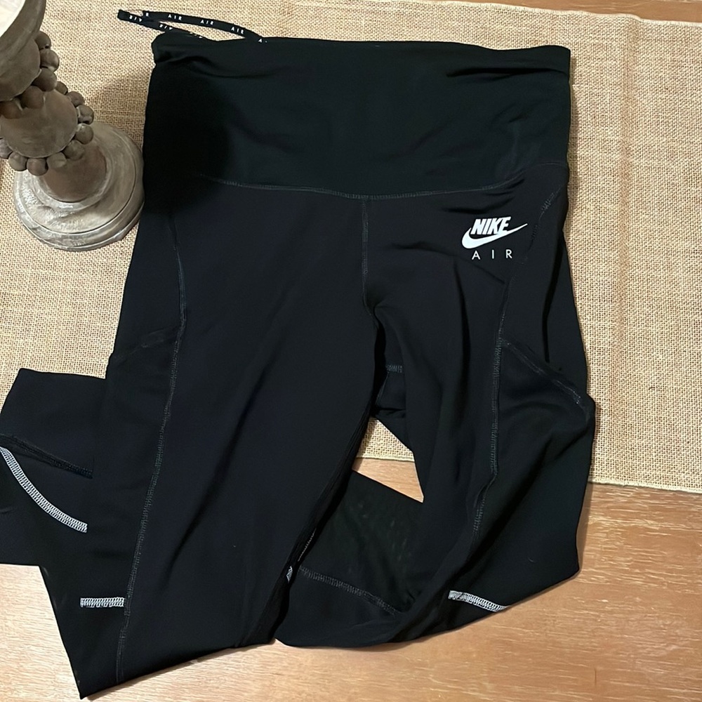 Black Mesh Nike Air Leggings